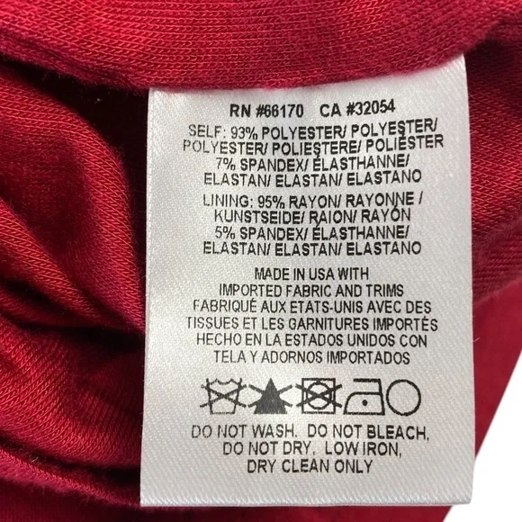 ANTHROPOLOGIE Hutch Square Neck Slim Midi Dress In Cranberry Size L -NWT - Picture 7 of 10